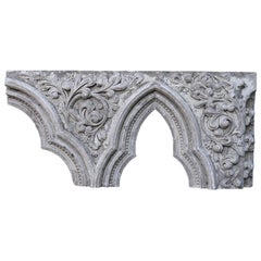 Antique Carved Limestone Fragment