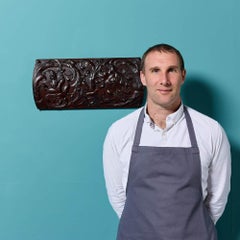 Antique Carved Mahogany Decorative Wall Panel