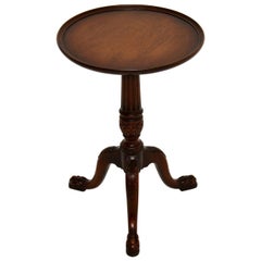Antique Carved Mahogany Wine Table