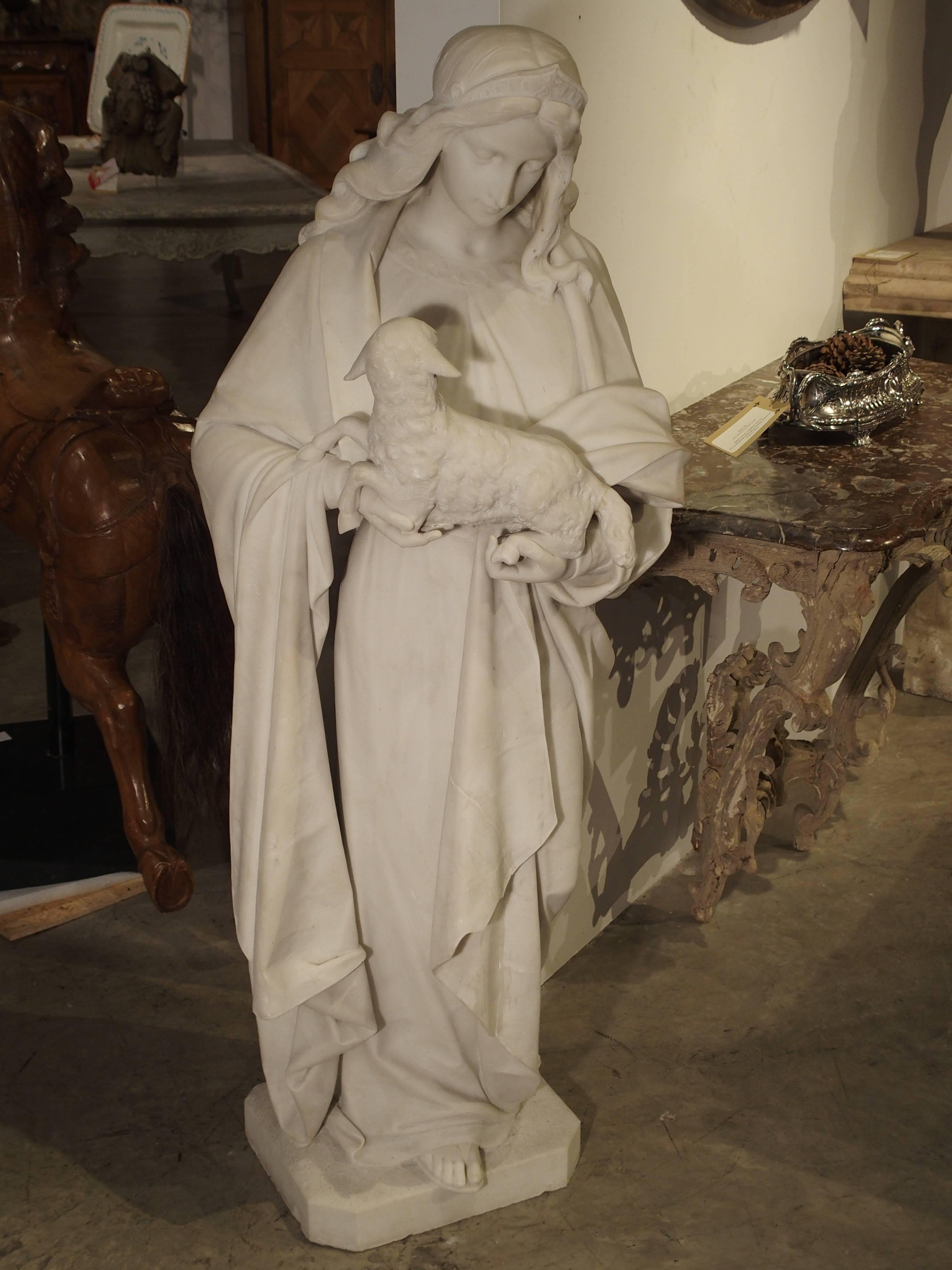 saint agnes statue