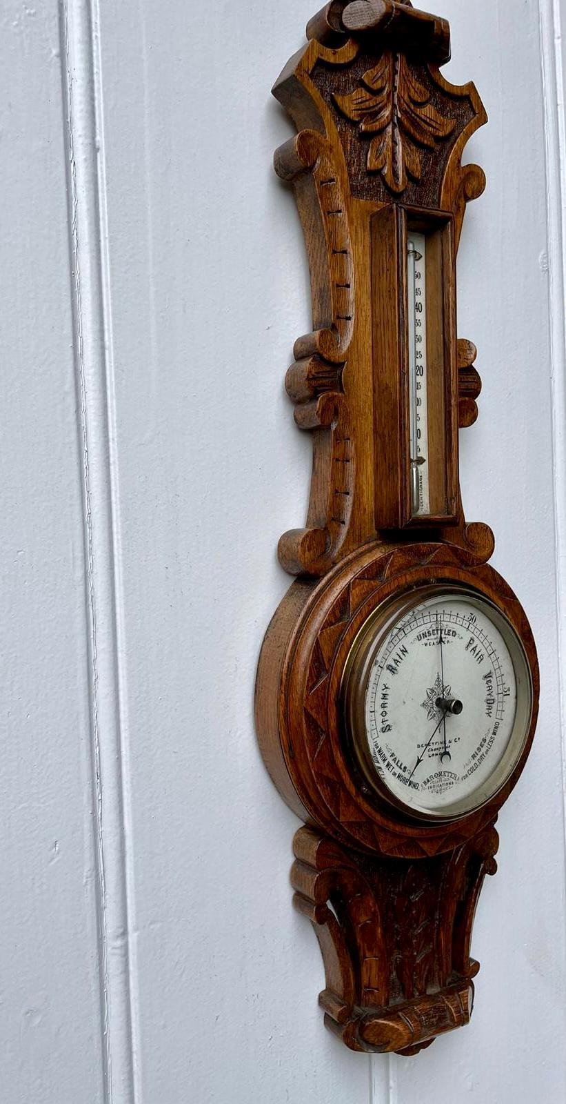 antique banjo barometer