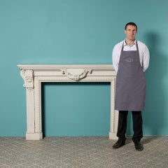 Antique Carved Oak Fire Mantel by Guéret Frères