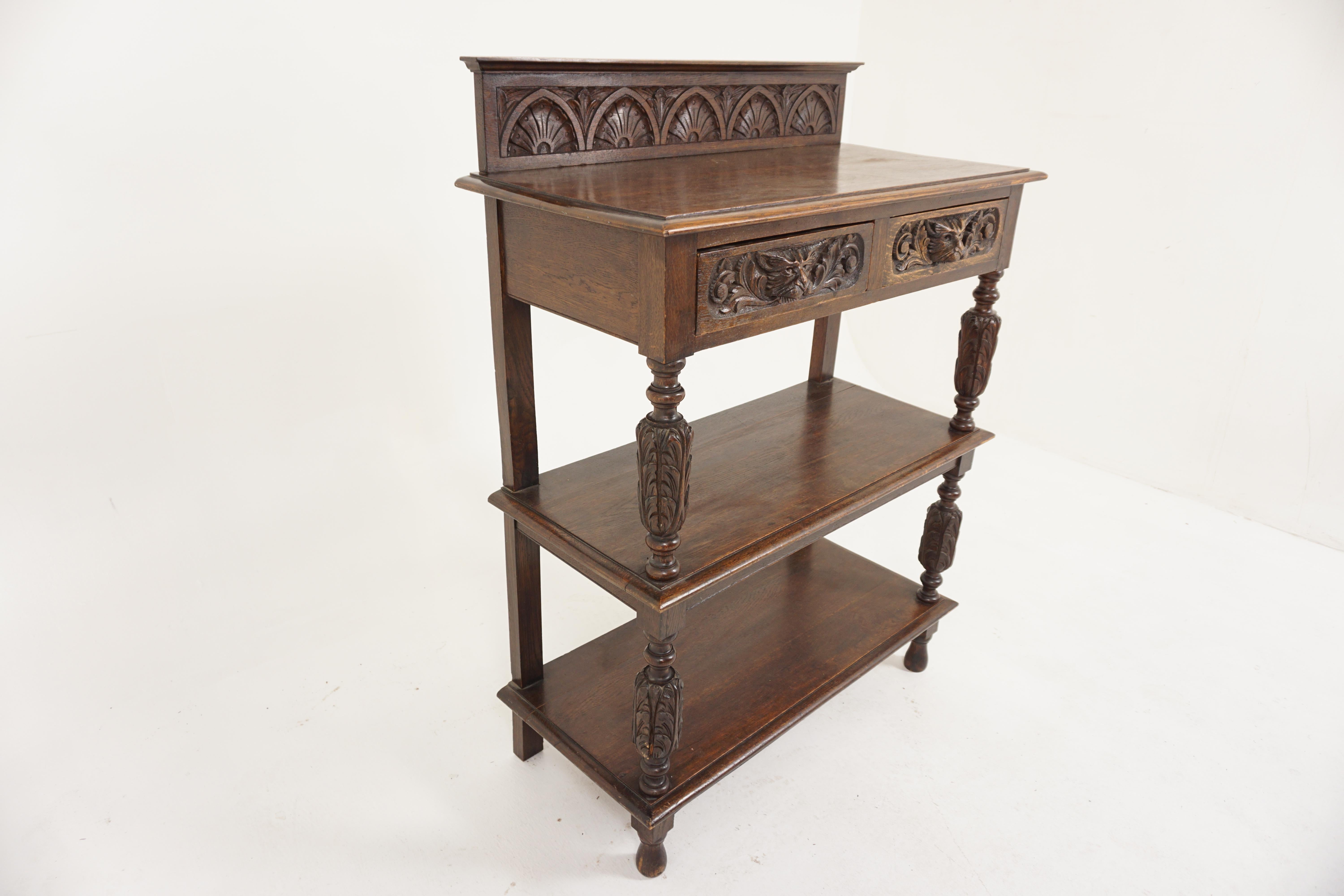 Antique Carved oak 