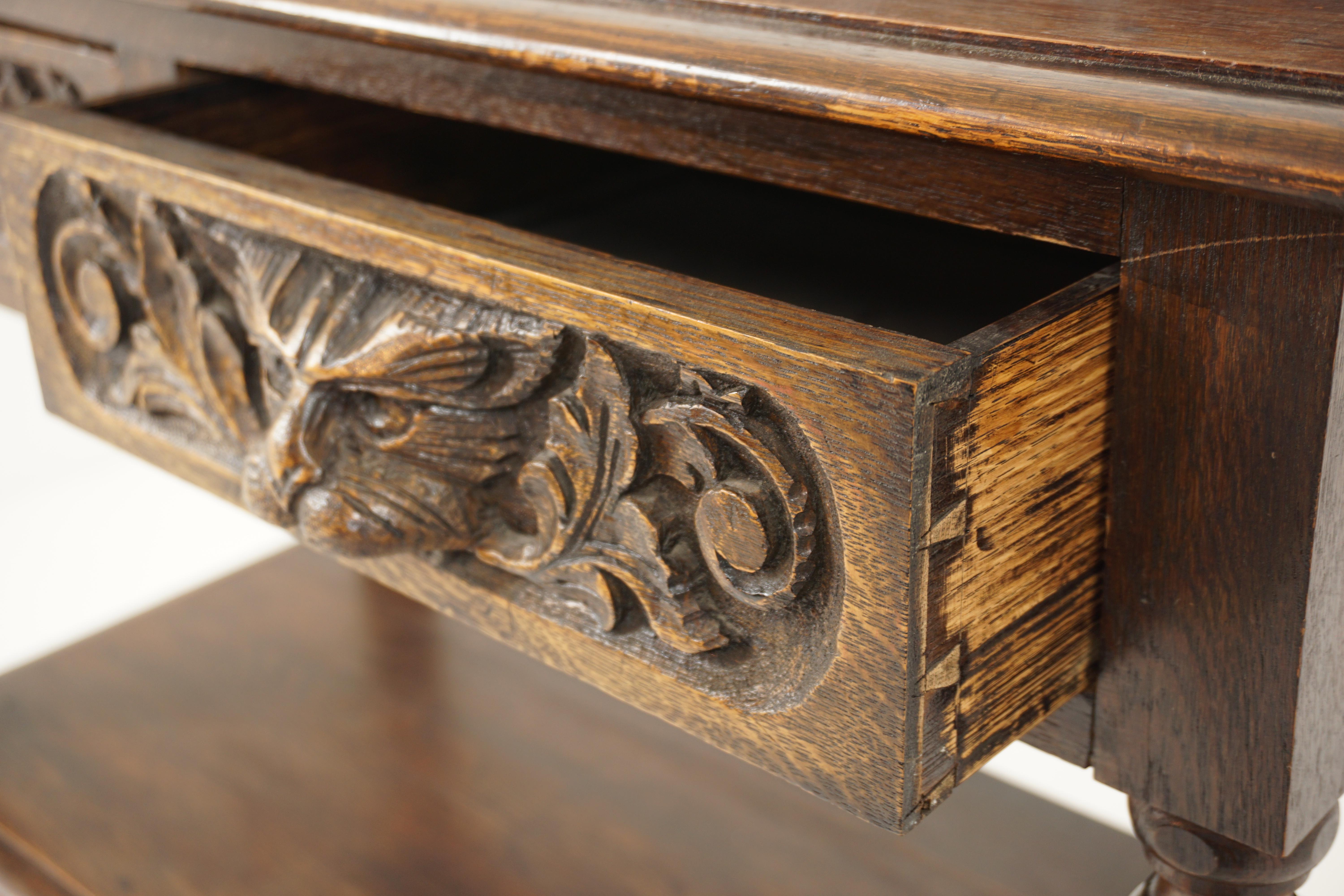 Antique Carved Oak 