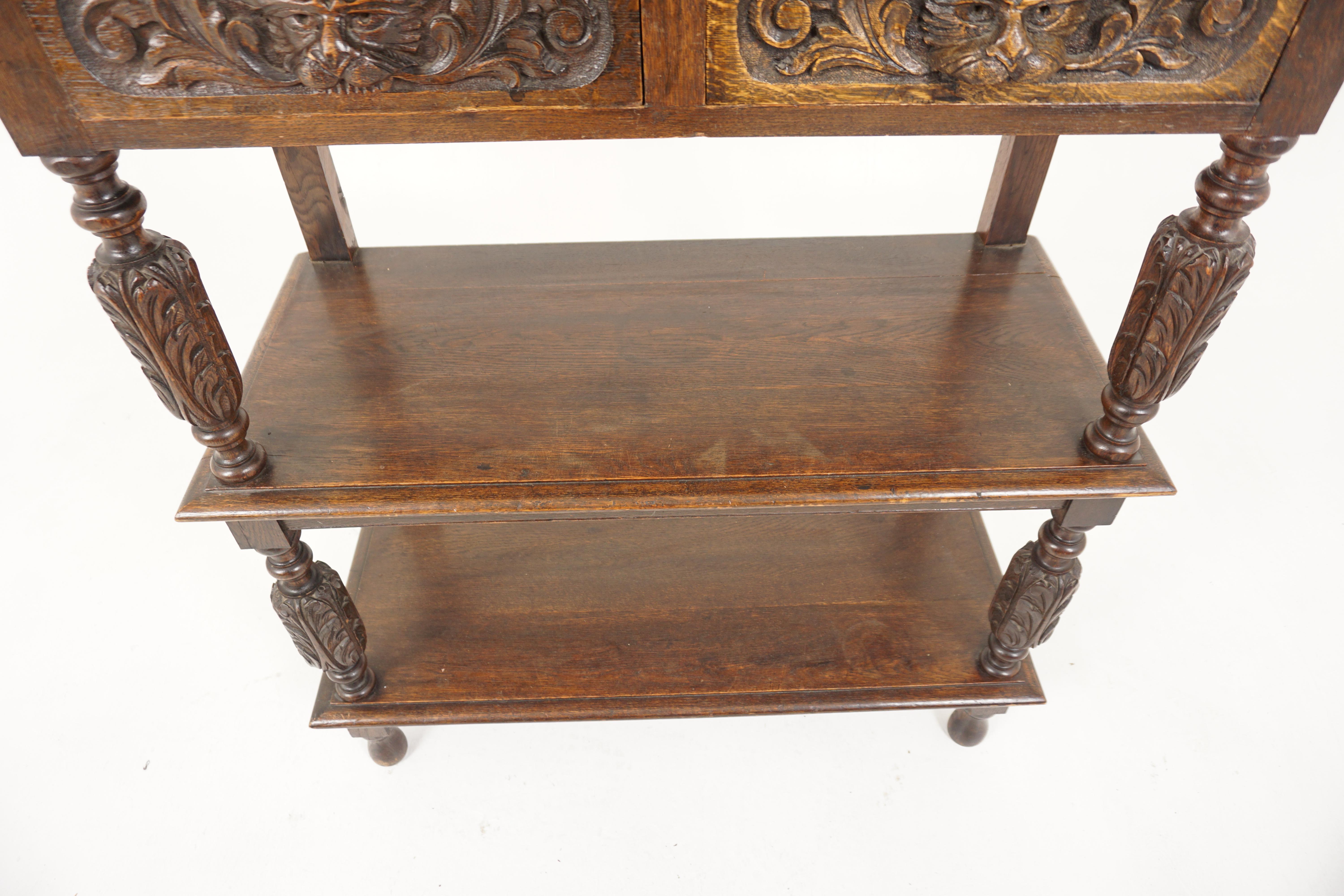 Antique Carved Oak 