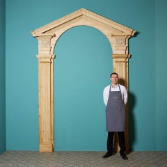 Antique Carved Pine Entrance-way