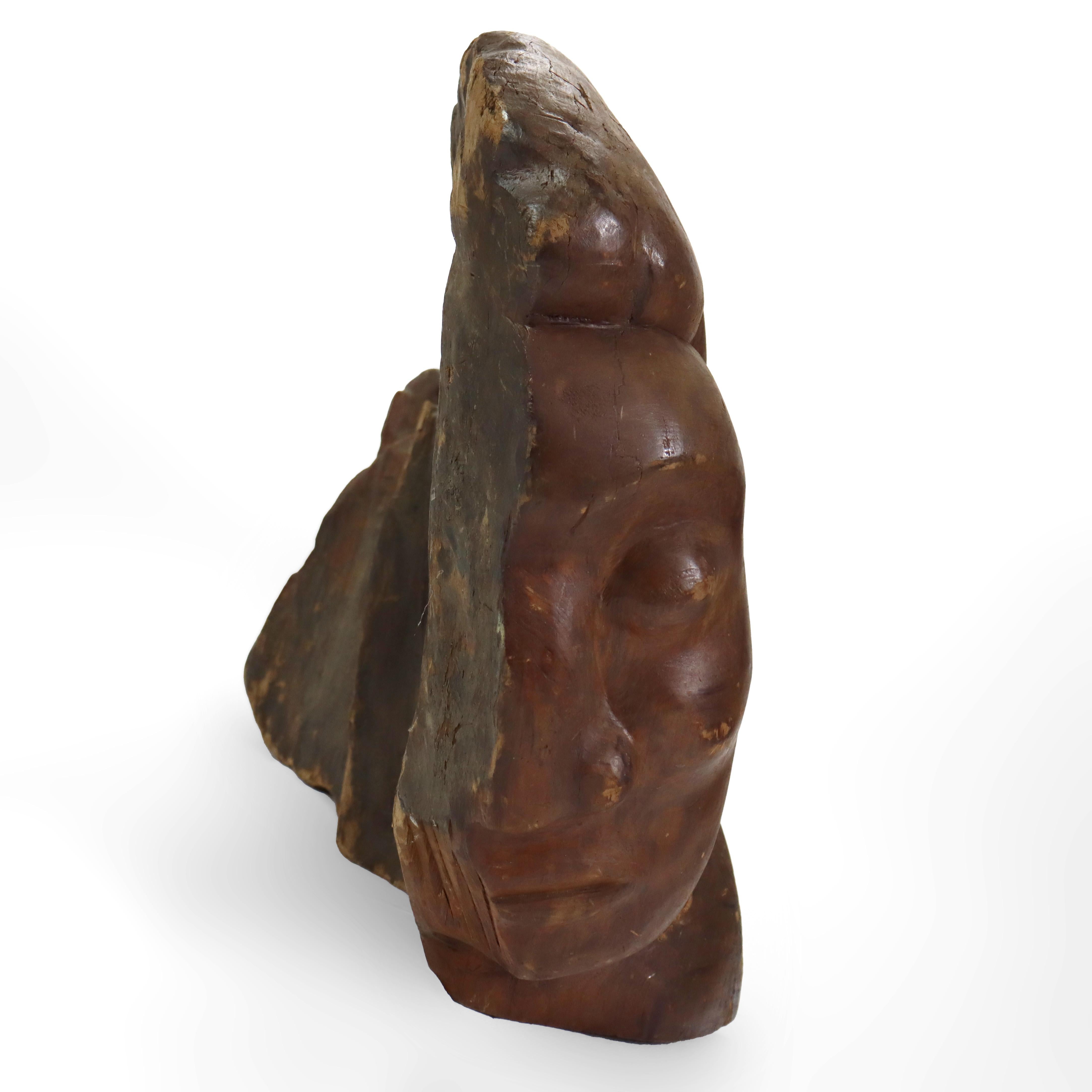 Antico albero di nave Maidenhead in pino intagliato dal museo/stato di Strathmont del XVIII secolo in vendita 4