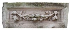 Antique Carved Portland Stone Plaque