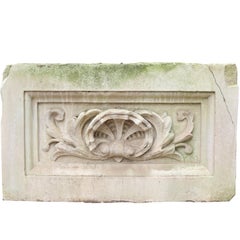 Antique Carved Portland Stone Plaque / Frieze