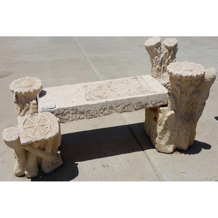 Antique Carved Stone Bench with Faux Bois Legs, Ge0072 For Sale at 1stDibs stone bench legs