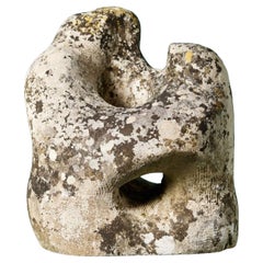 Antique Carved Stone Statue by Student of Hugh Casson