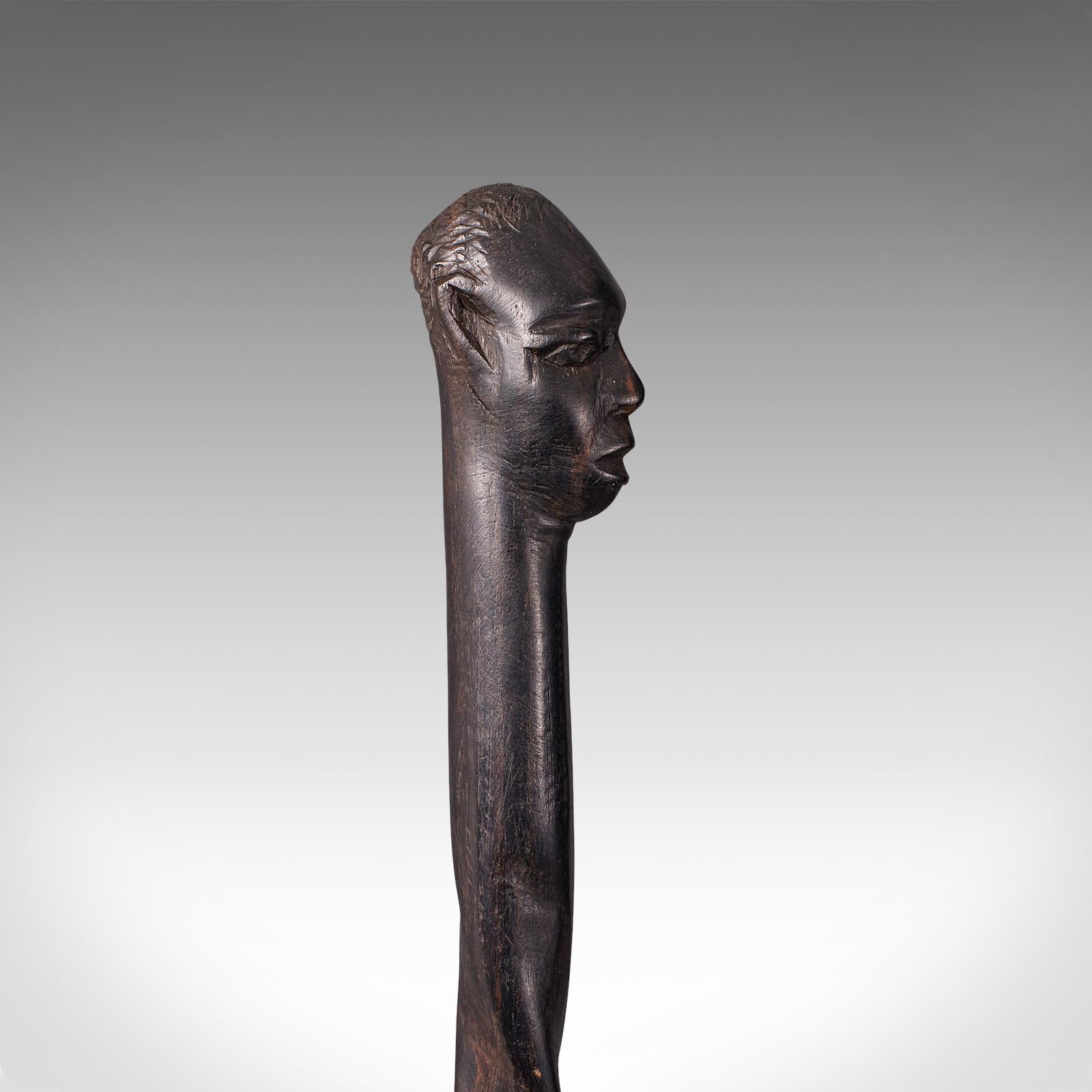 antique african walking stick
