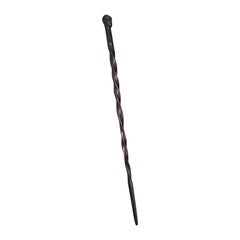 Antique Carved Walking Cane, African, Ebony, Tribal Stick, Figure, Victorian