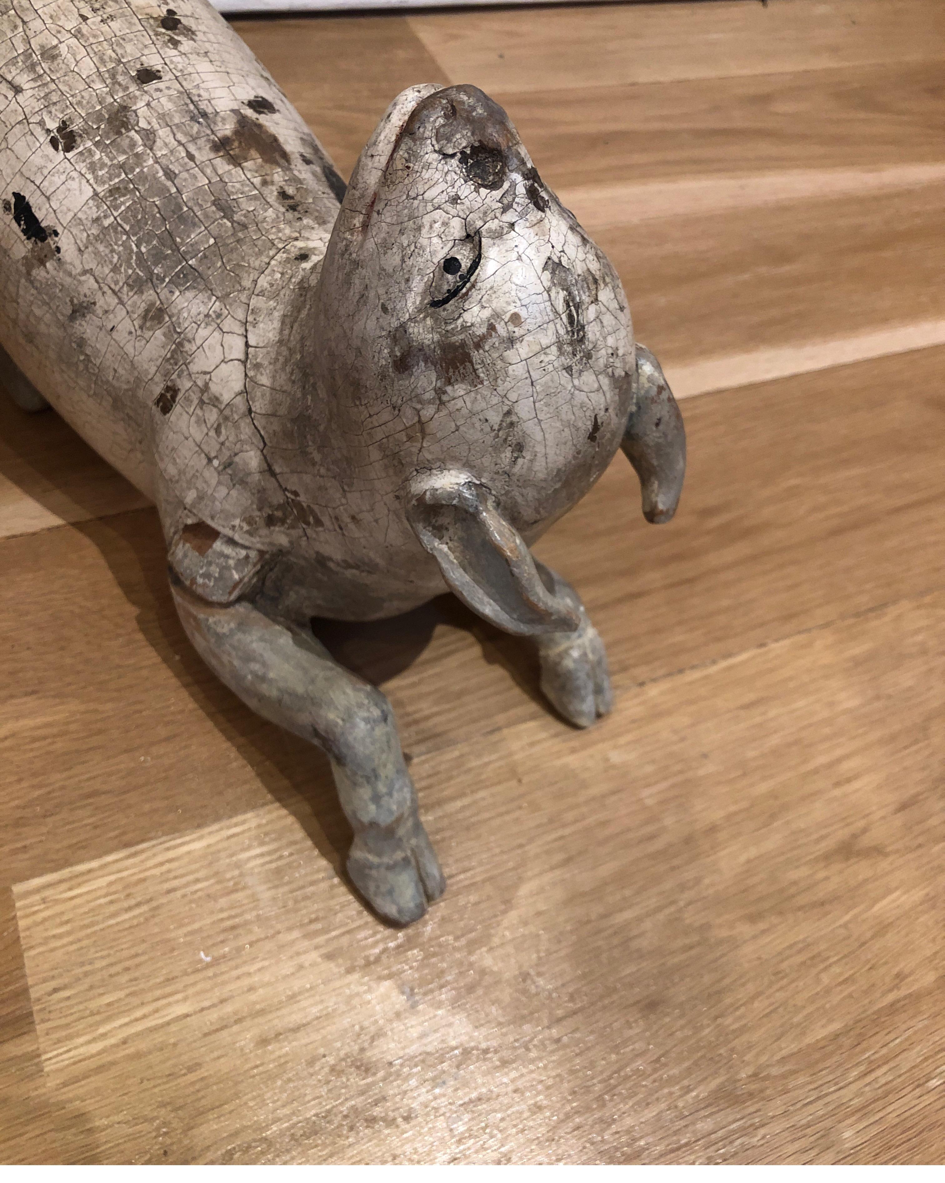 Antique Carved Wood Folk Art Chinese Goat For Sale at 1stDibs antique