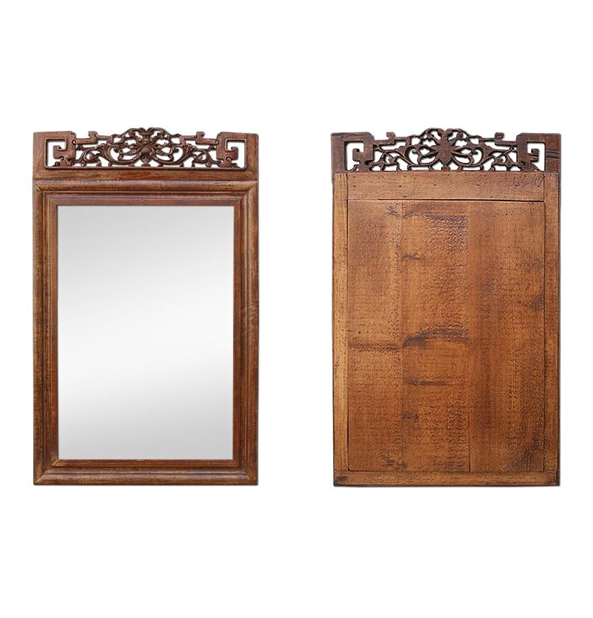 miroir bois sculpte ancien
