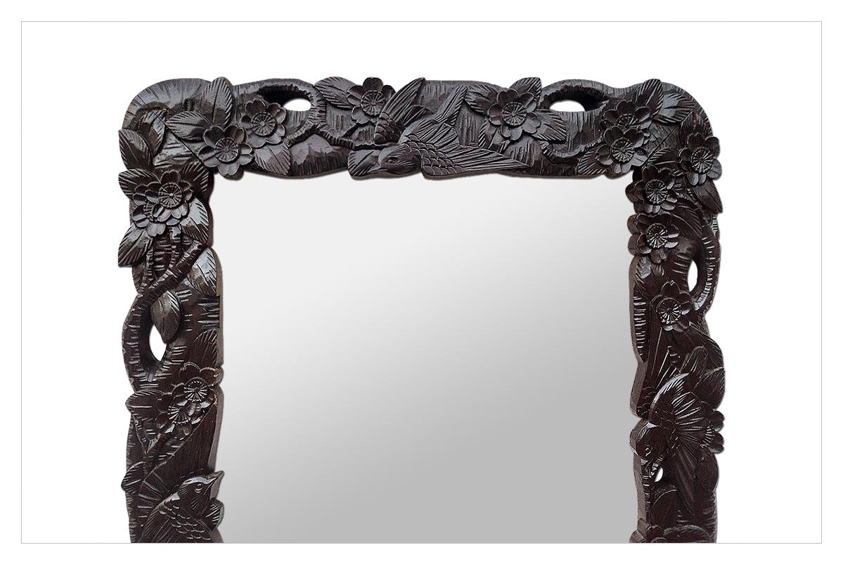 vintage wood mirrors