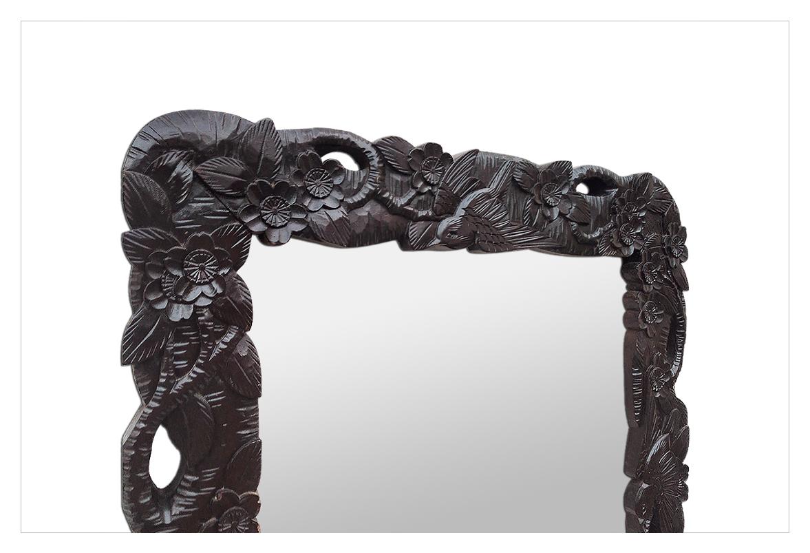 antique wood mirror