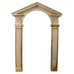 Used Carved Wooden Entrance