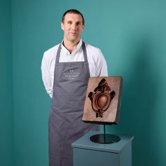 Antico stampo in legno intagliato Ex. Collezione Tucker