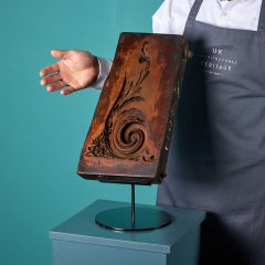 Antique Carved Wooden Mould Ex. Tucker Collection