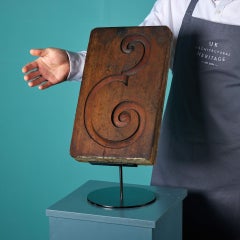 Antico stampo in legno intagliato Ex. Collezione Tucker