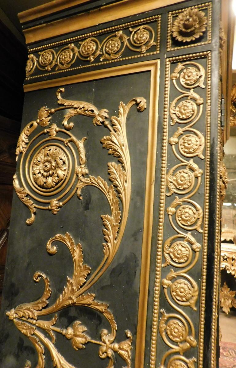 black antique armoire