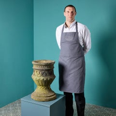 Antique Carved York Stone Bird Bath