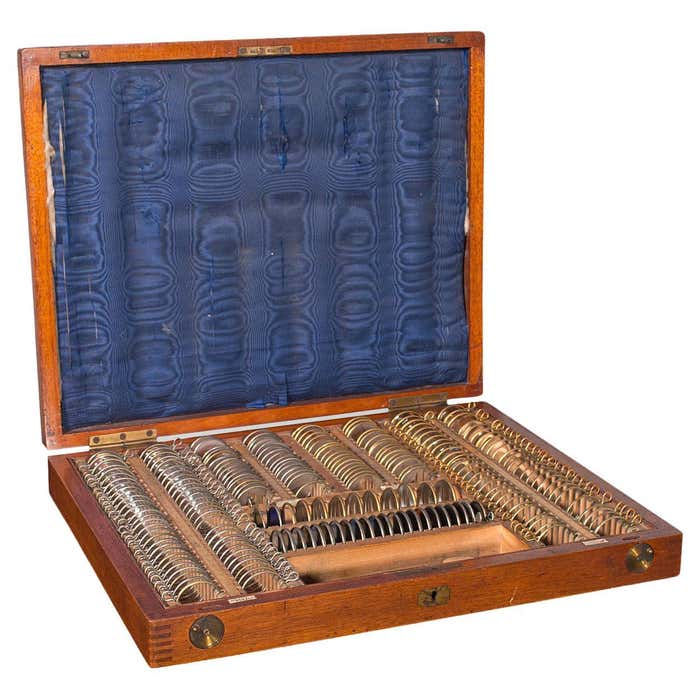 Antique Cased Optometrist's Set, English, Optical Instrument, Boxed ...