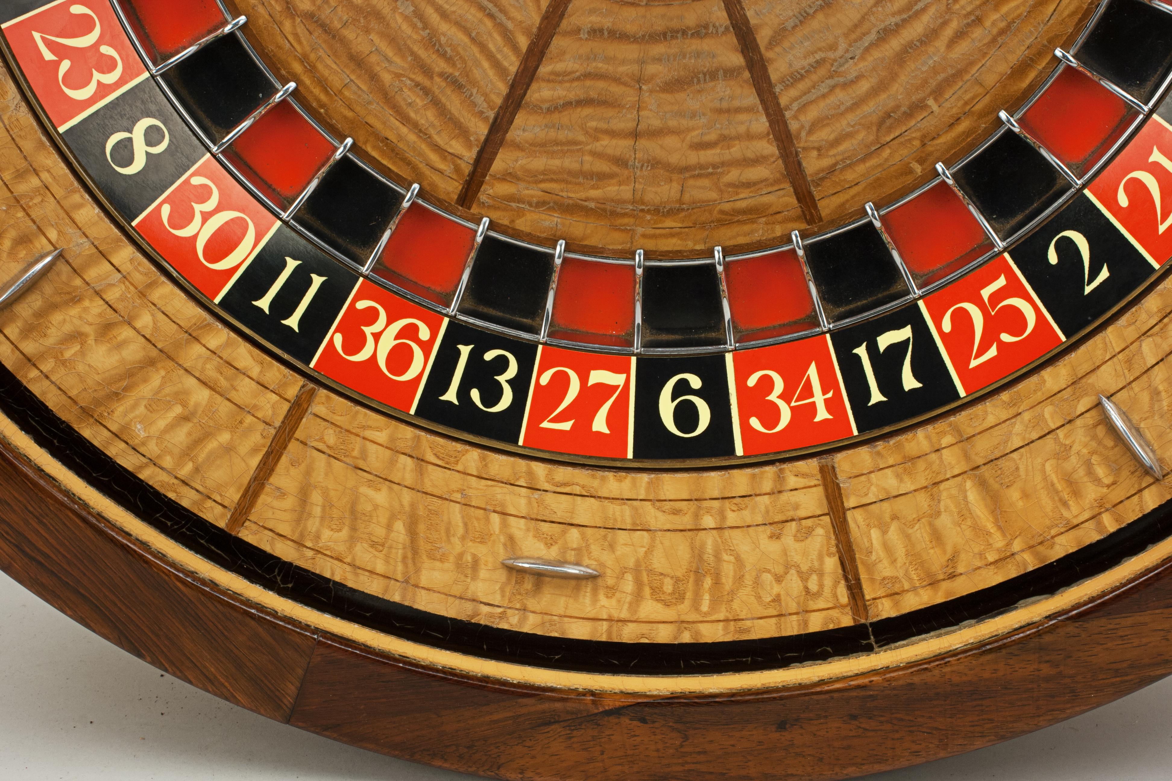 Antique Casino Roulette Wheel, George Mason Co. Denver Colorado 2