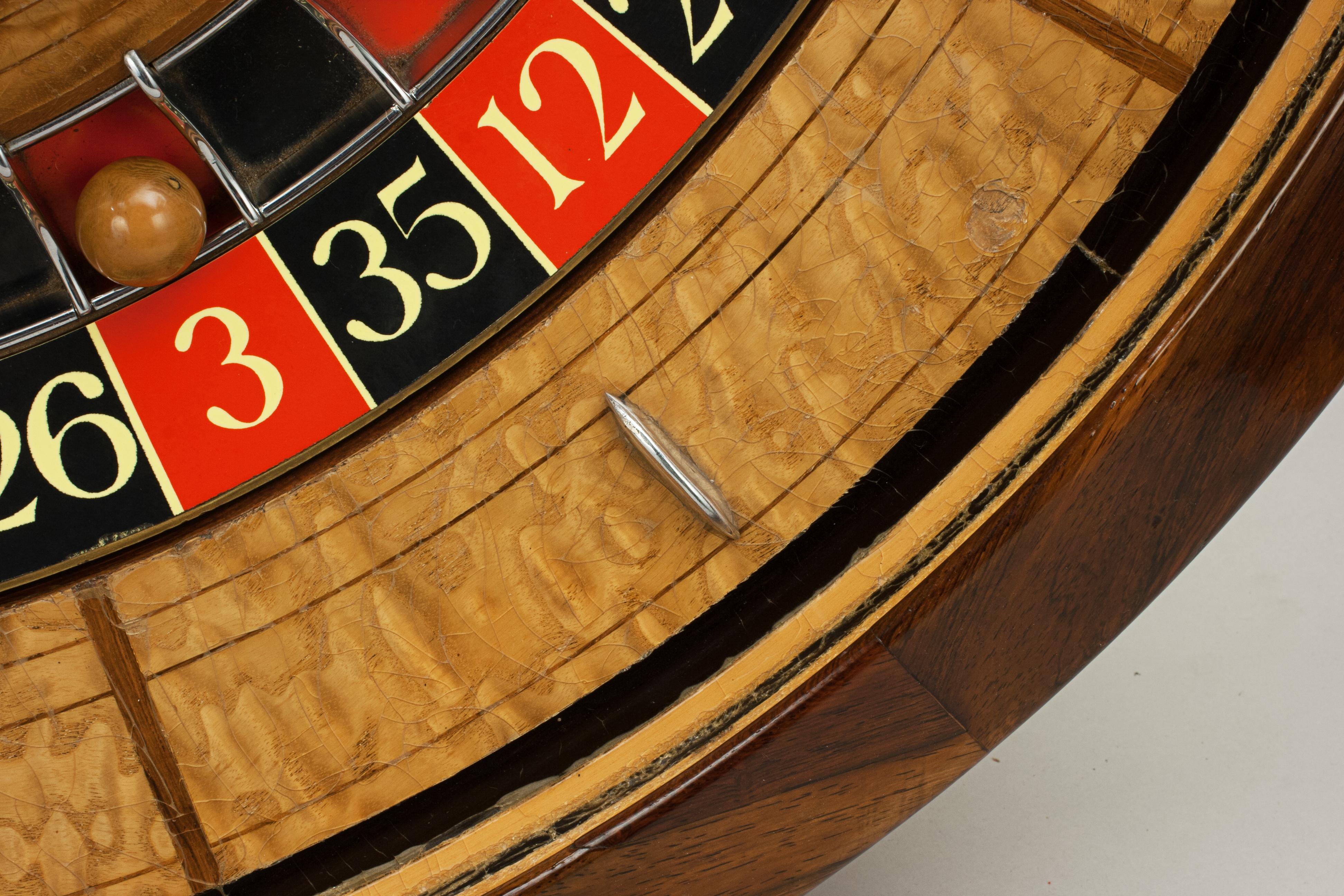 Antique Casino Roulette Wheel, George Mason Co. Denver Colorado 5