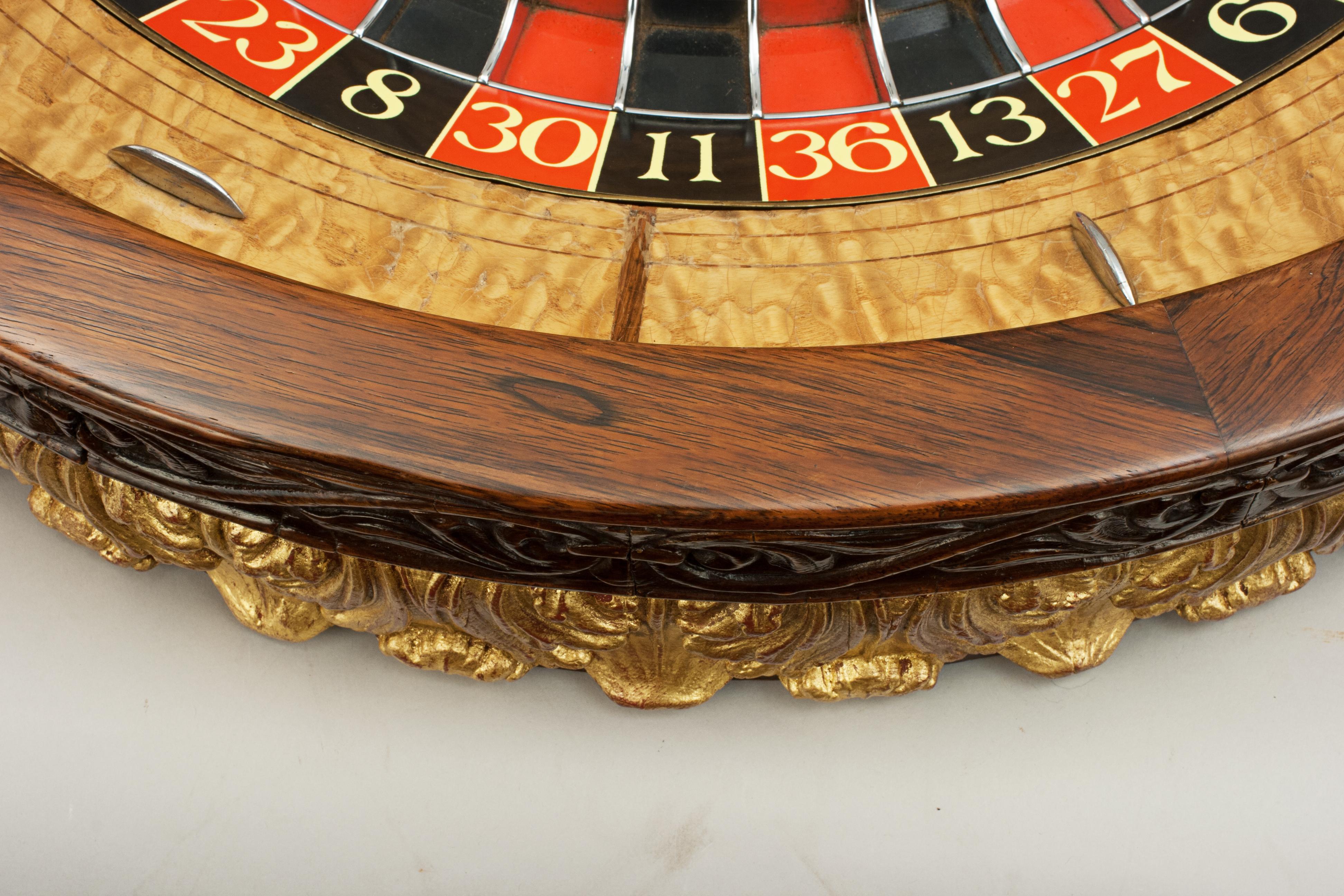 Antique Casino Roulette Wheel, George Mason Co. Denver Colorado 6