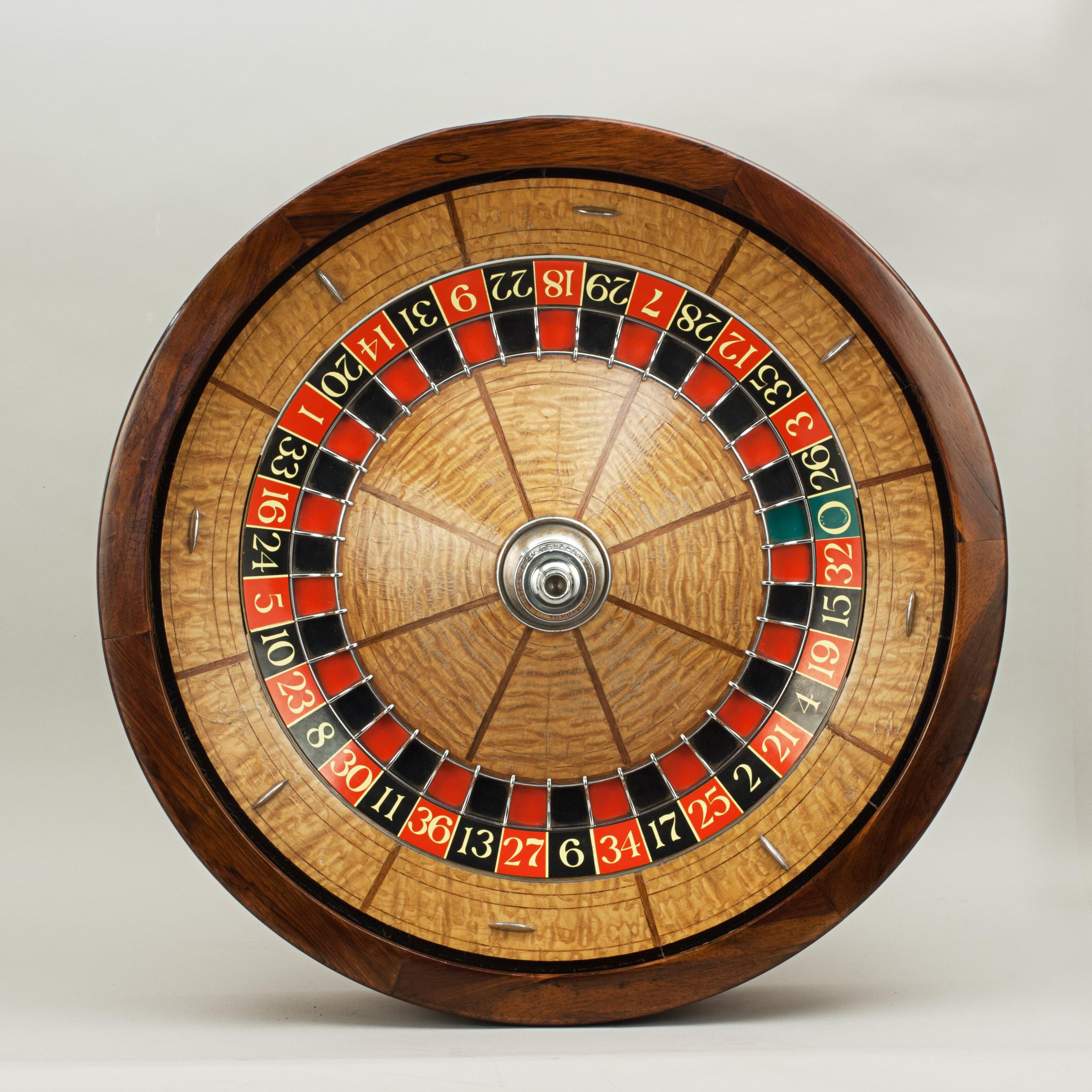 Antique Casino Roulette Wheel, George Mason Co. Denver Colorado 8