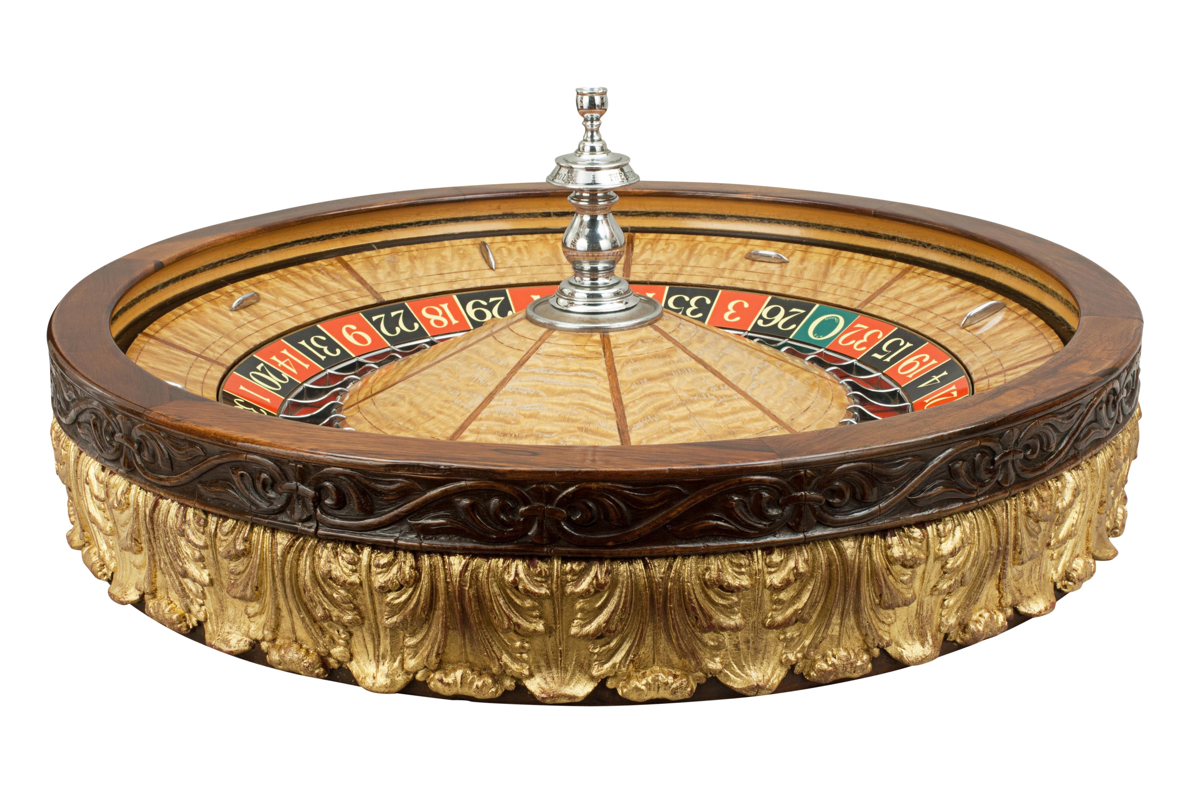 Antique Casino Roulette Wheel, George Mason Co. Denver Colorado 9