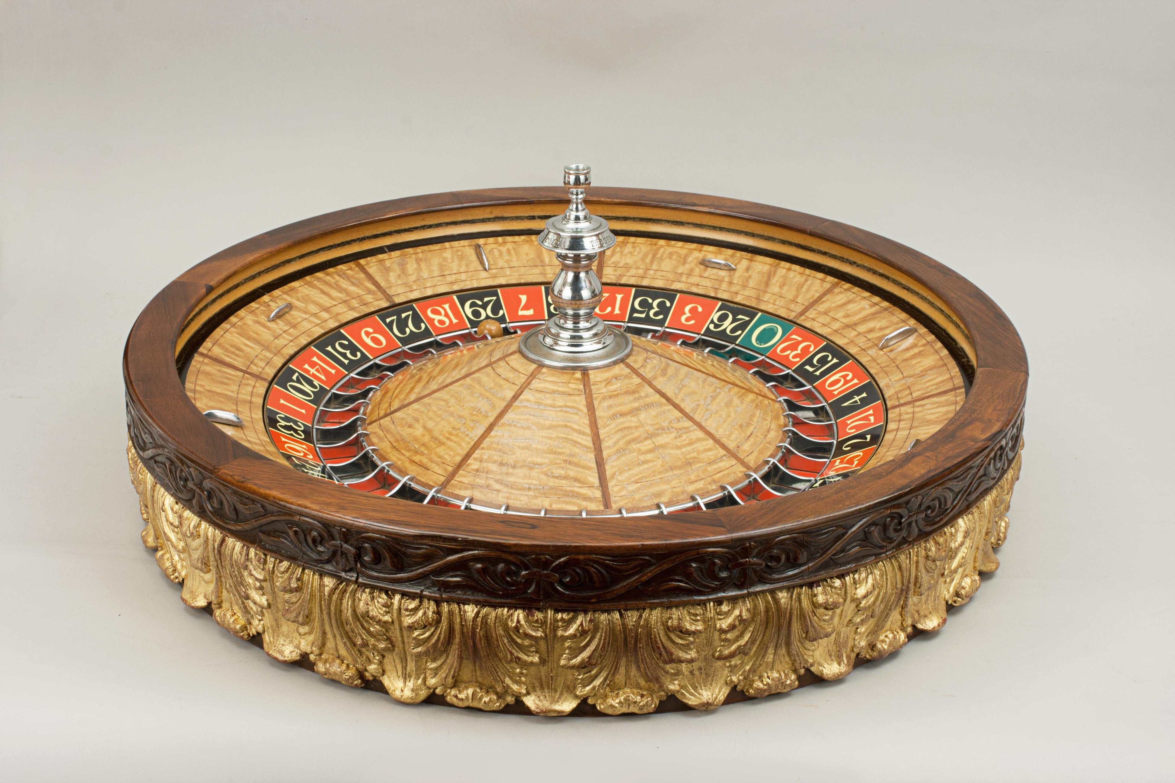 antique roulette wheel