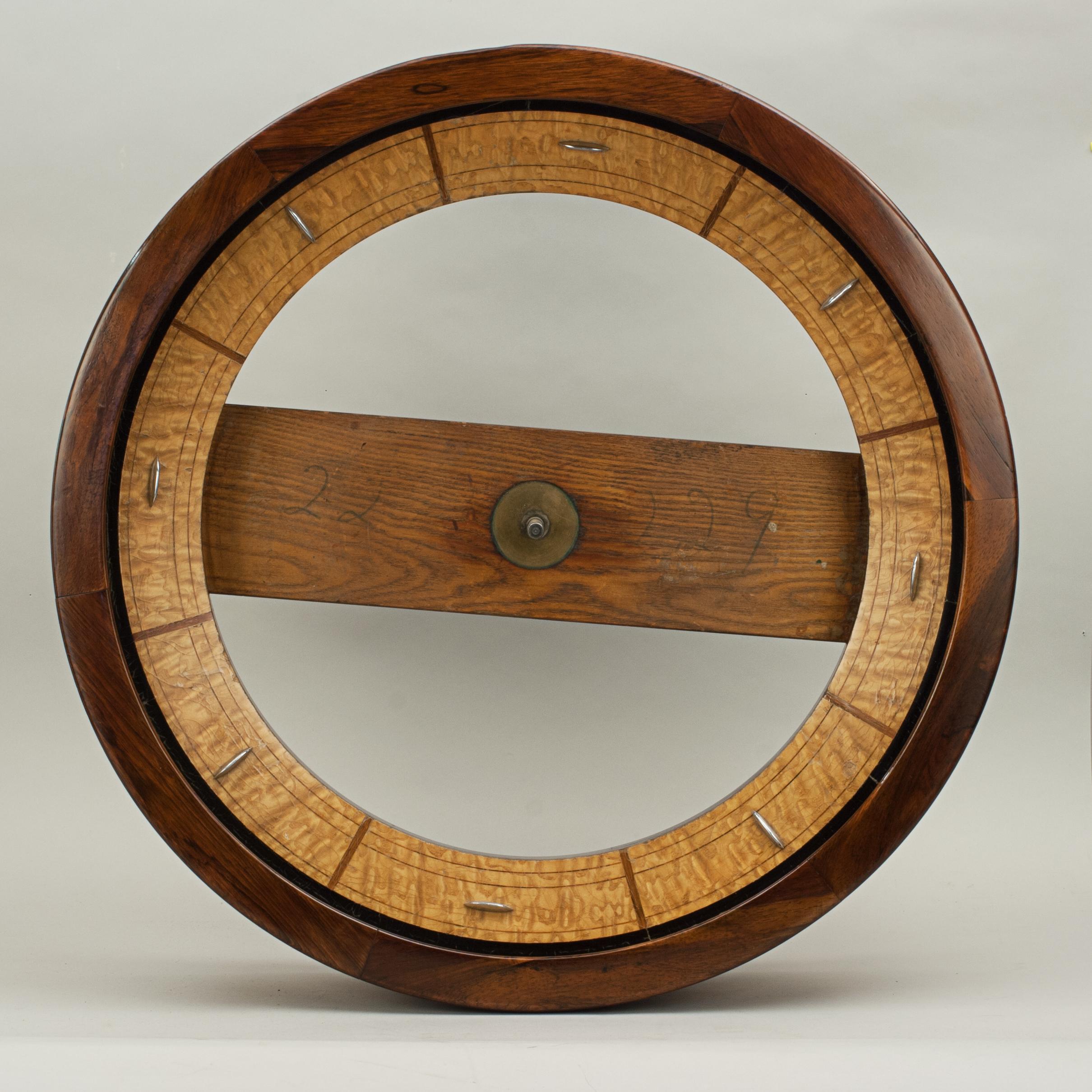 American Antique Casino Roulette Wheel, George Mason Co. Denver Colorado