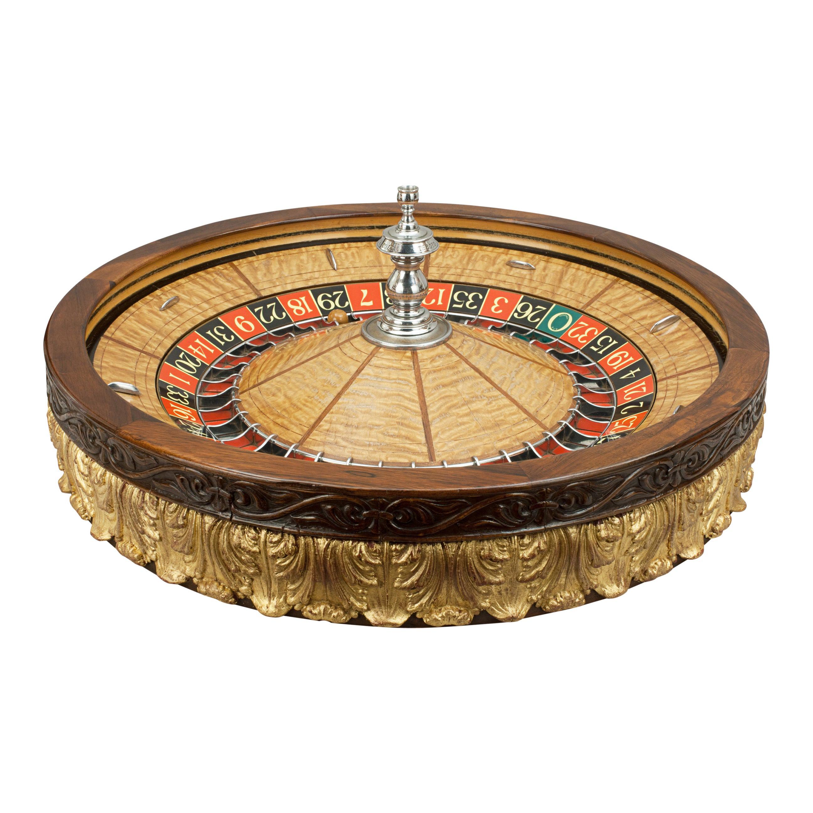 Antique Casino Roulette Wheel, George Mason Co. Denver Colorado