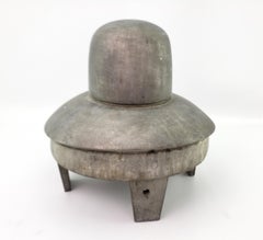 Antique Cast Aluminum Milliner or Ladies Industrial Hat Form