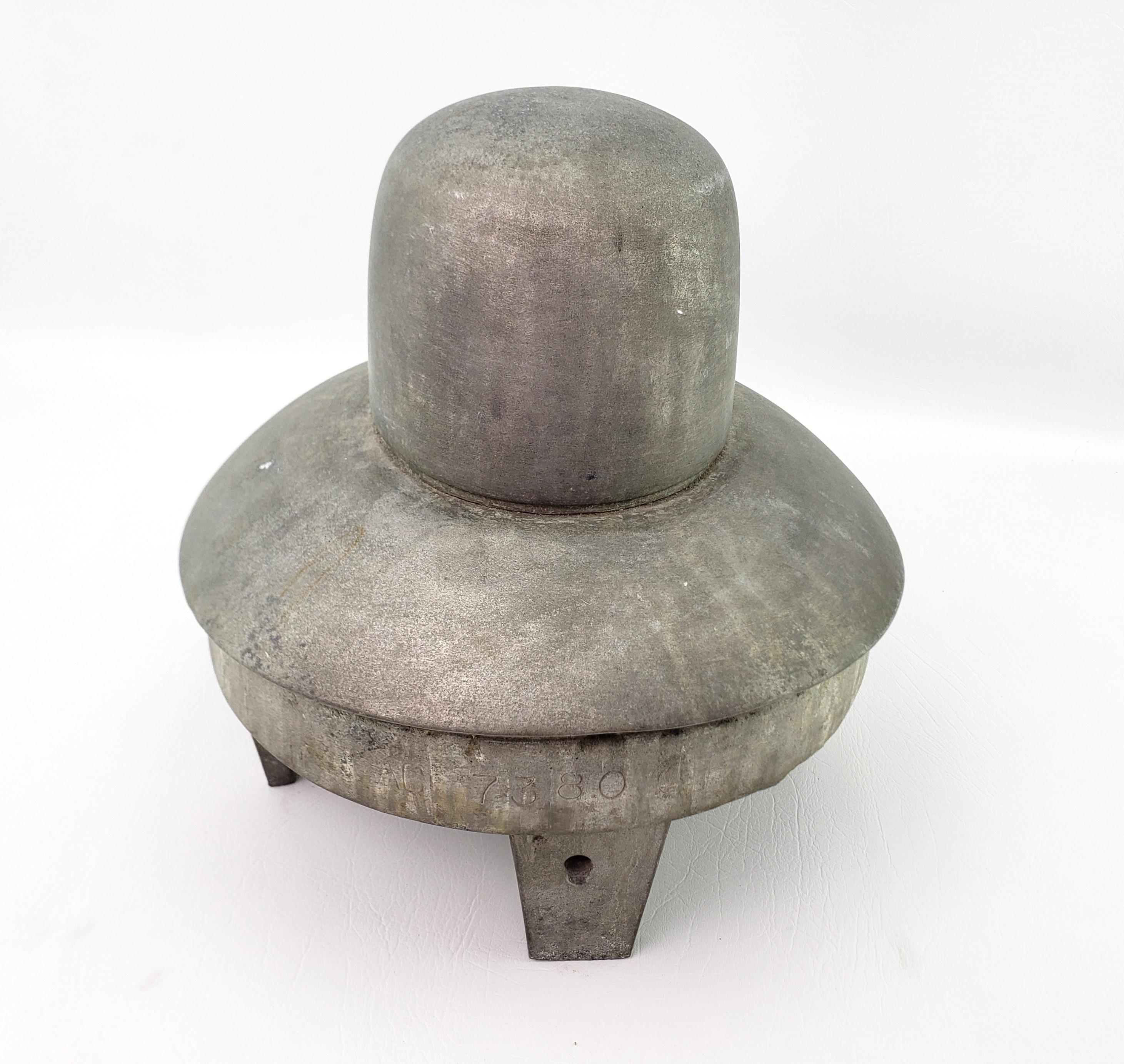 Art Deco Antique Cast Aluminum Milliner or Ladies Industrial Hat Form For Sale