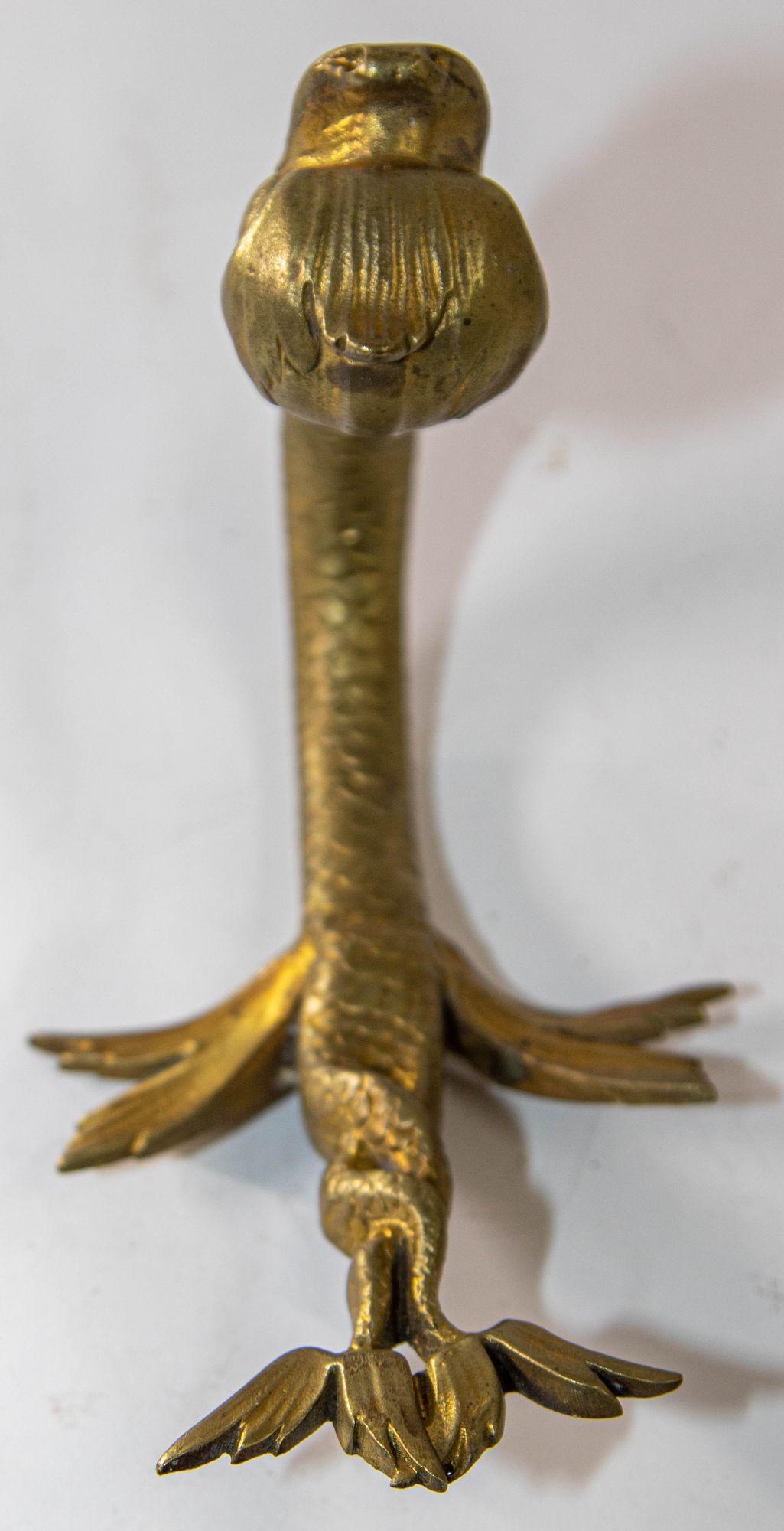 Antique Cast Brass Maltese Dolphin Fish or Asian Koi Wall Bracket Coat Hat Hook For Sale 8