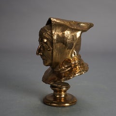 Antique Cast Bronze Bust of a Woman C1890