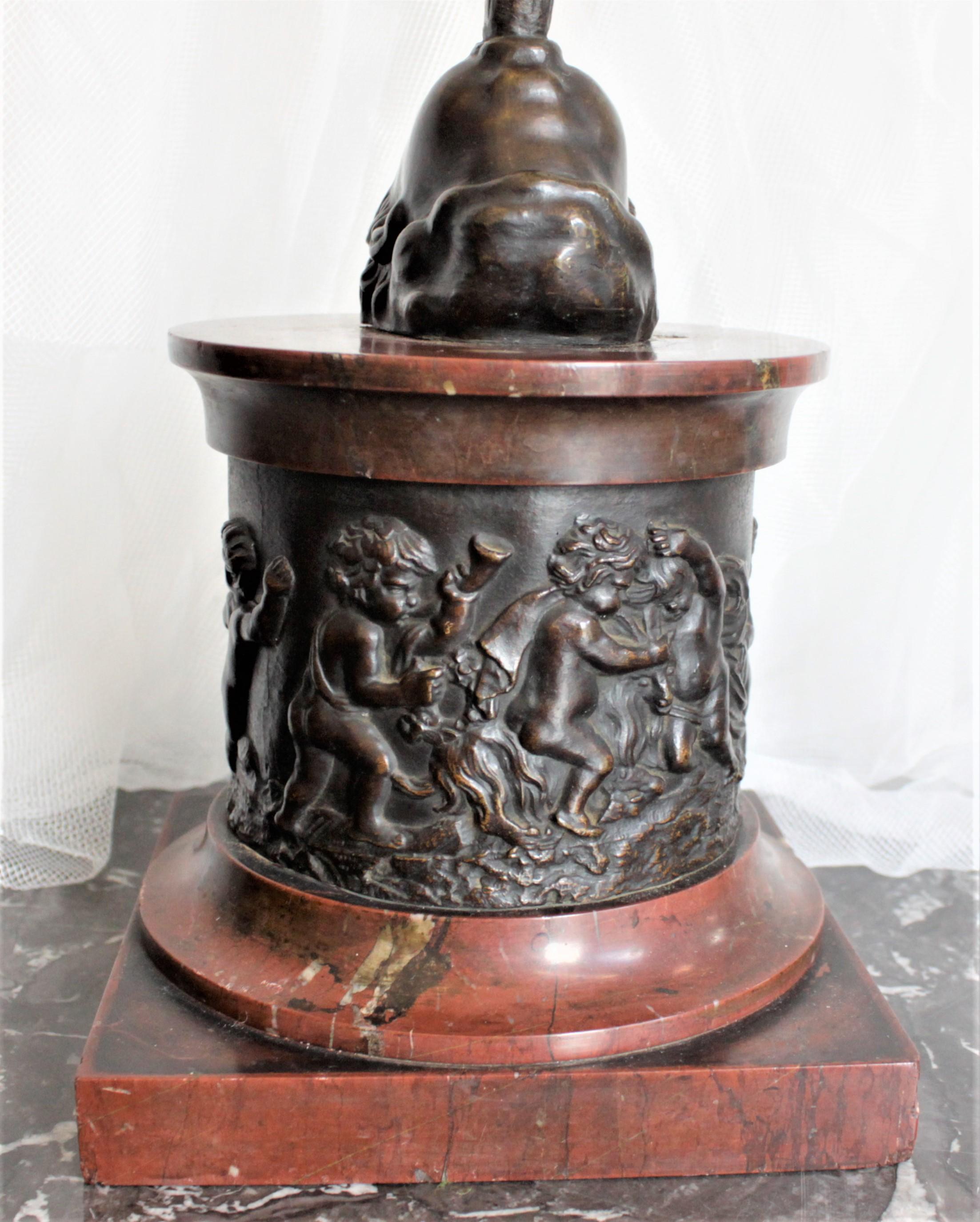 Antique Cast Bronze Sculpture of the Mythological God Mercury or Hermès 10