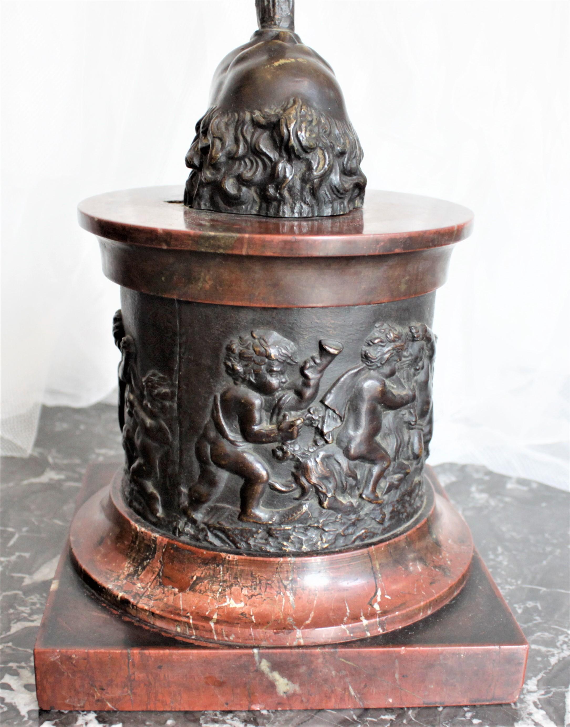Antique Cast Bronze Sculpture of the Mythological God Mercury or Hermès 11