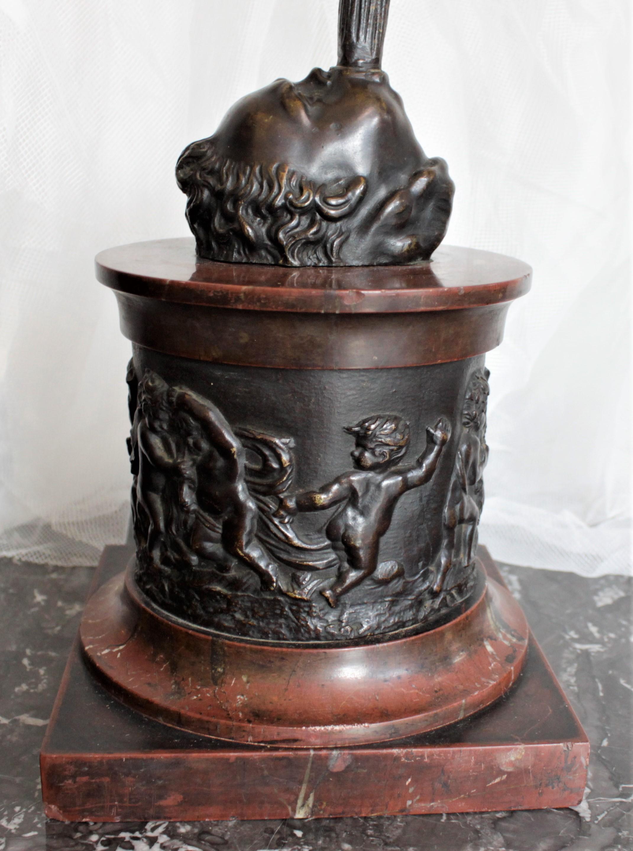 Antique Cast Bronze Sculpture of the Mythological God Mercury or Hermès 12