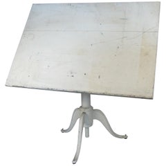 Antique Cast Iron Adjustable Drafting Table