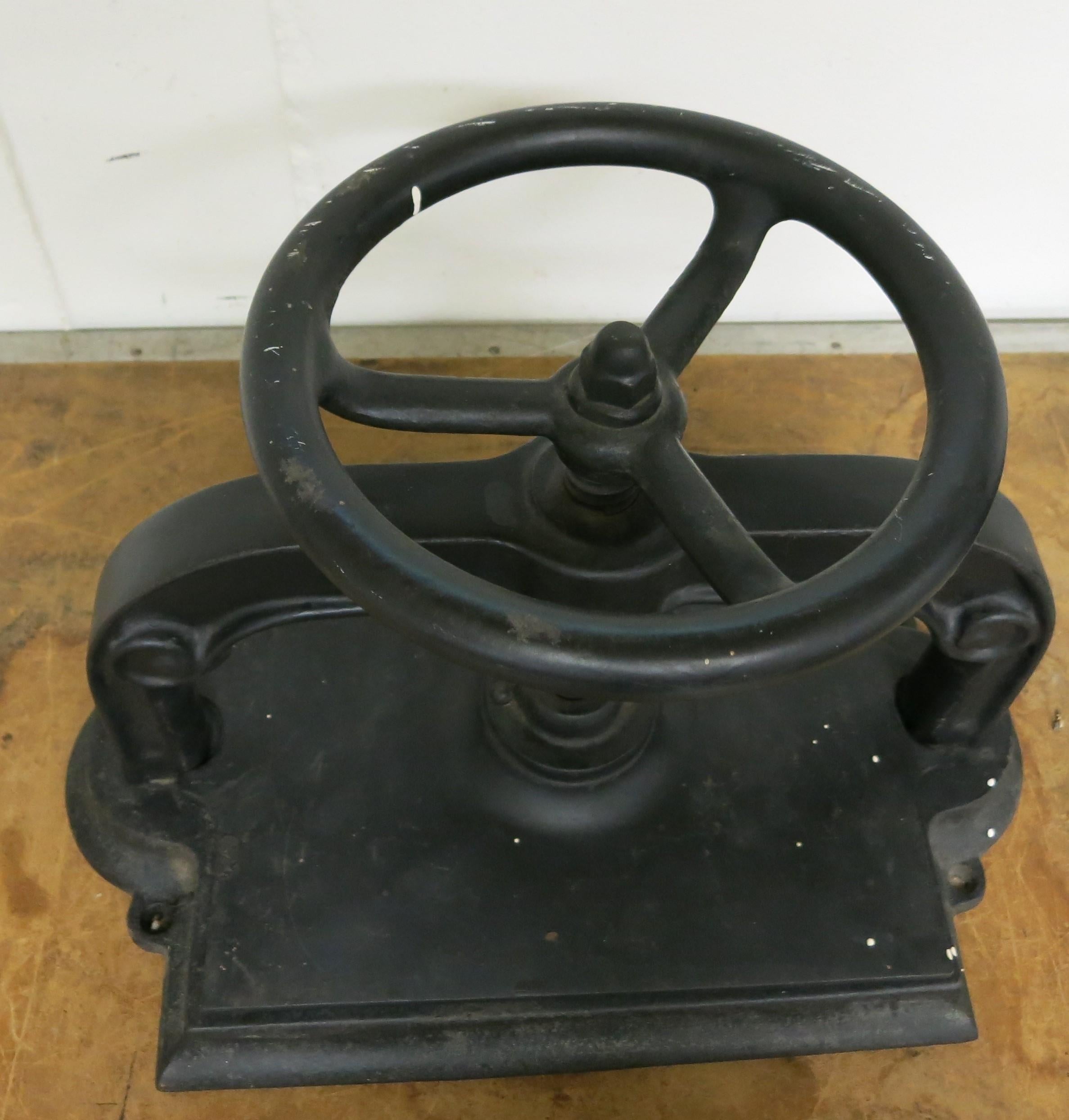 Victorian Antique Cast iron Book Press
