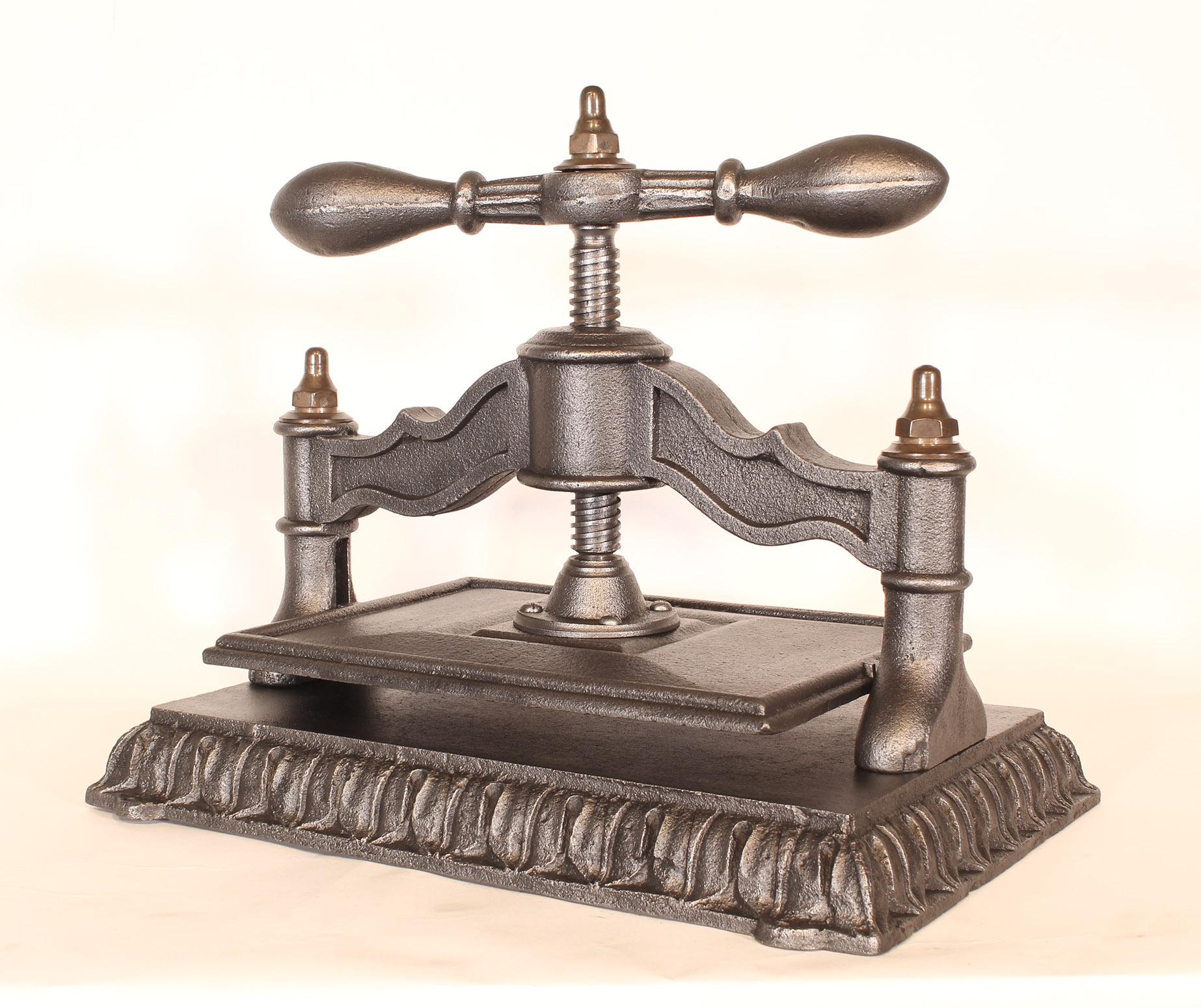 antique book press value