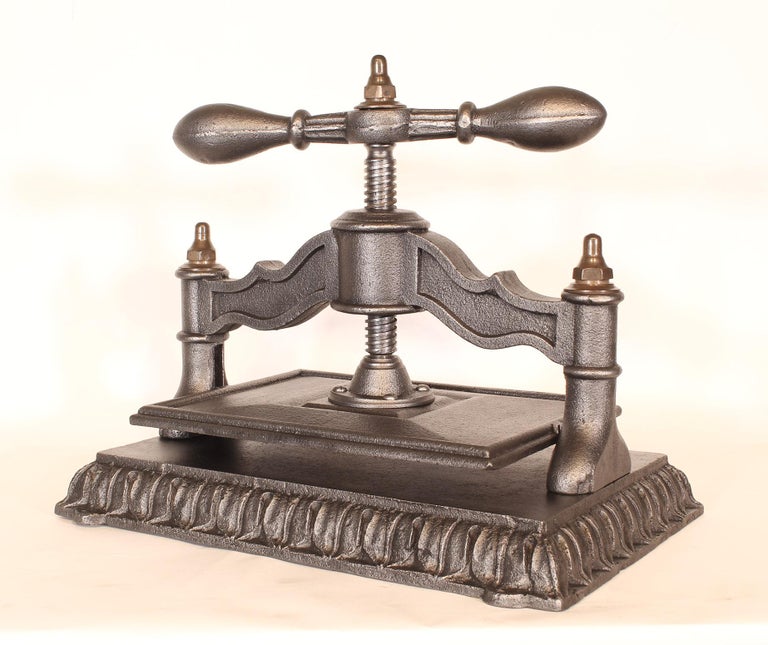 Antique Cast Iron Book Press at 1stDibs