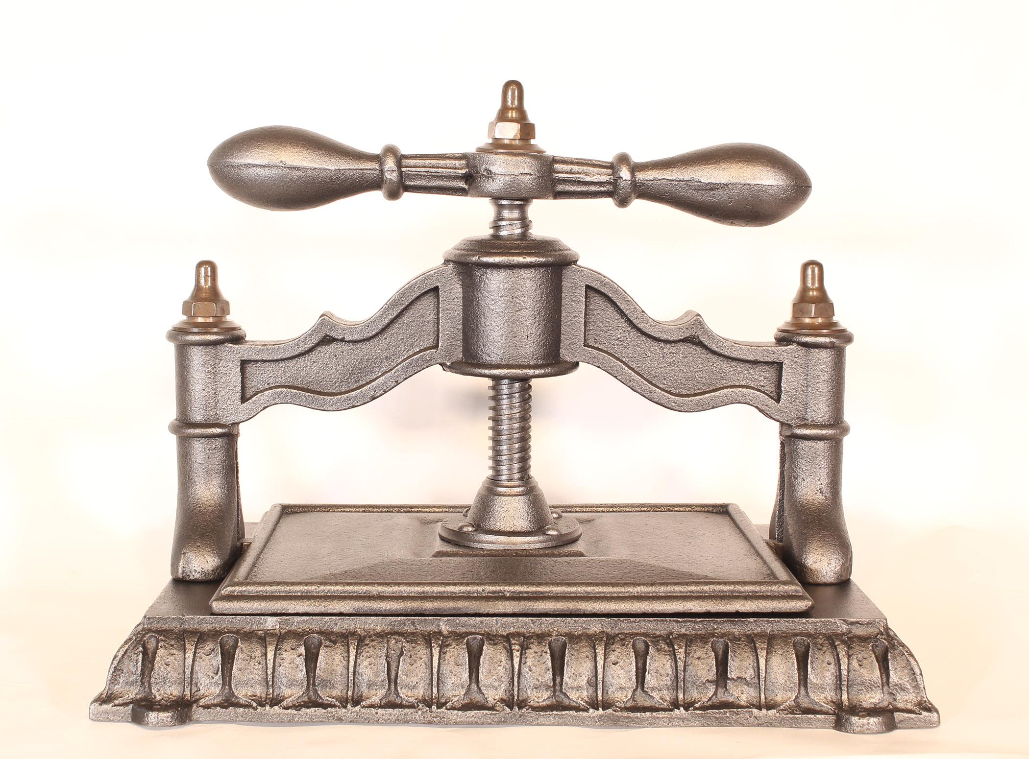 Industrial Antique Cast Iron Book Press