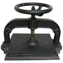 Antique Cast iron Book Press