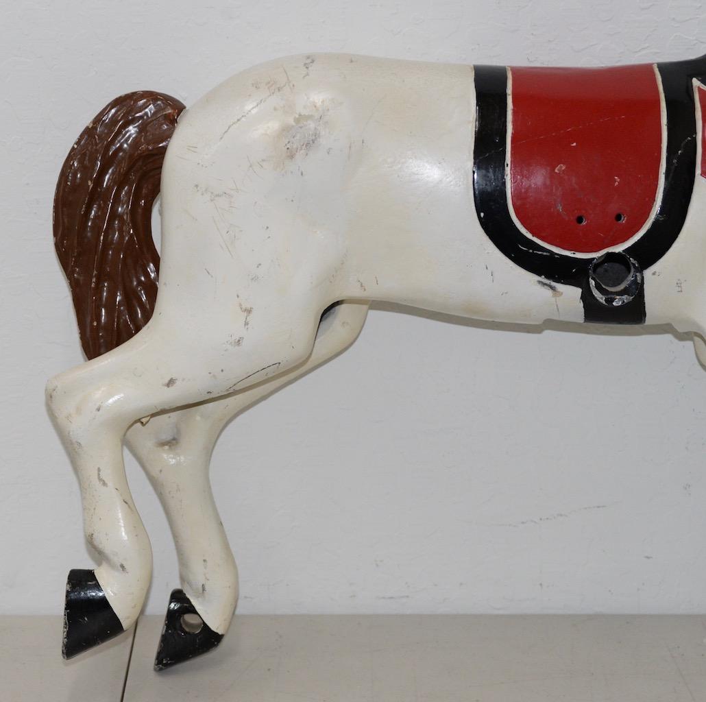 American Antique Cast Iron Carousel Horse